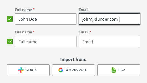 A screenshot of the DeskTime settings.