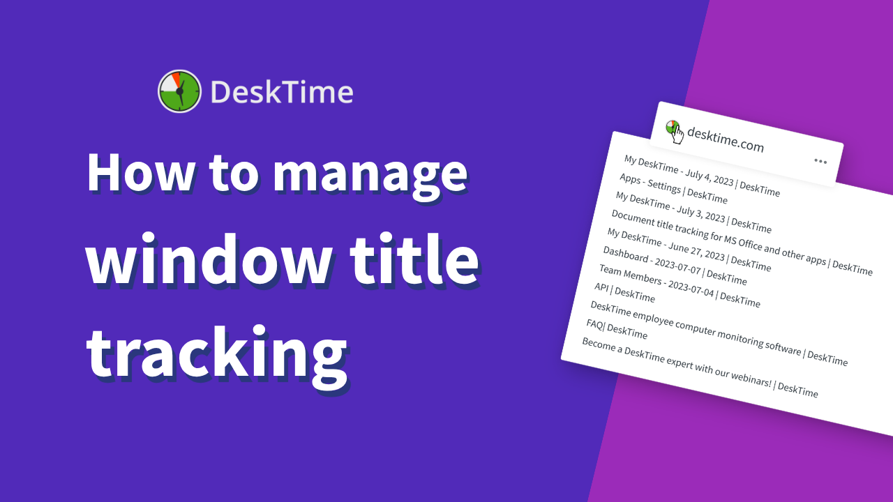 Desktime video